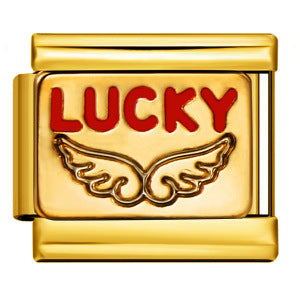 Italian Charm - Gold Love 2